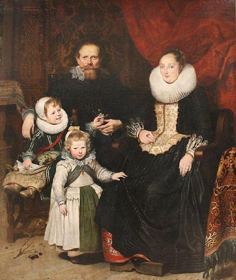  Zelfportret van de kunstenaar en zijn familie